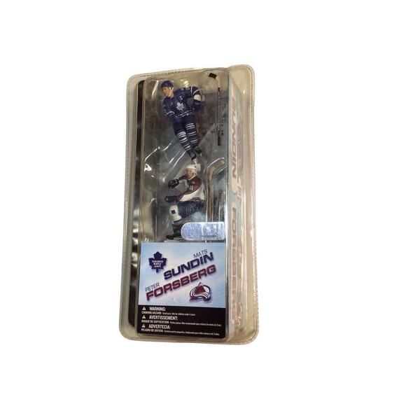 Vintage McFarlane NHL Series 1 Mini Figures 2 Pack Peter Forsberg & Mats Sundin - Picture 2 of 7